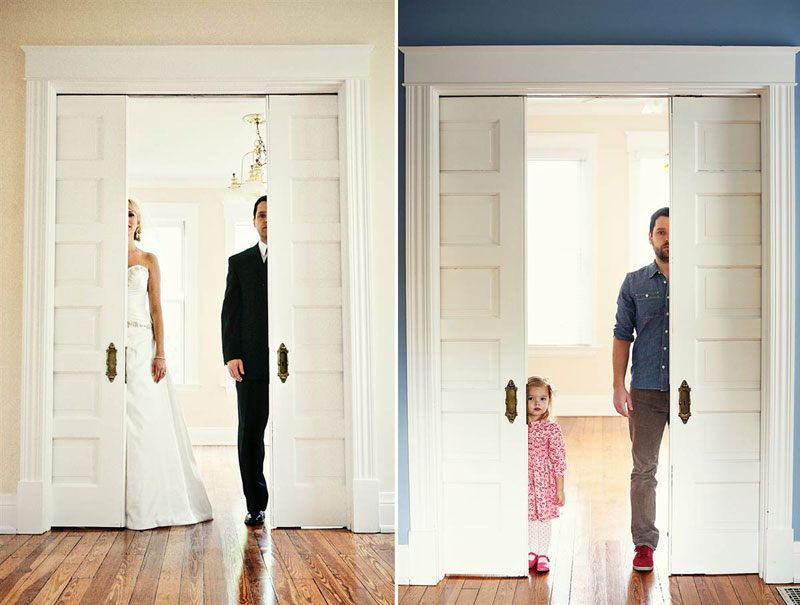 father and daugher recreate wedding photos of late mother wife tracy pace loft3 1 Mother and Son Blow Bubbles in Freezing Cold and Discover Something Beautiful