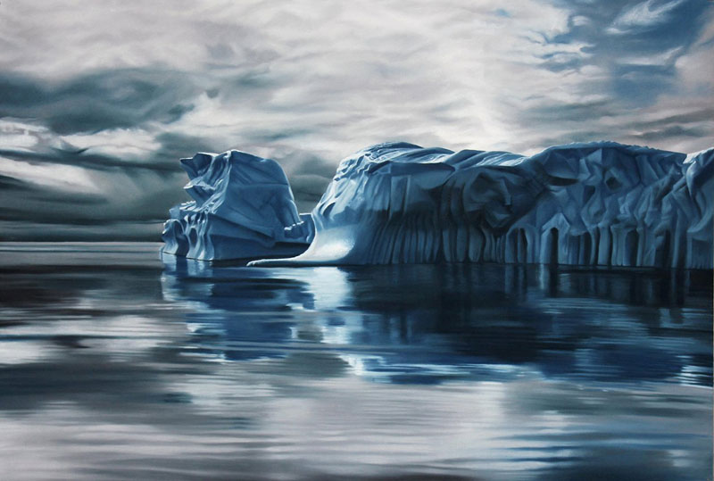 pastel drawings of icebergs by zaria forman (3)