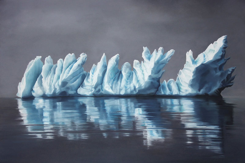 pastel drawings of icebergs by zaria forman (6)