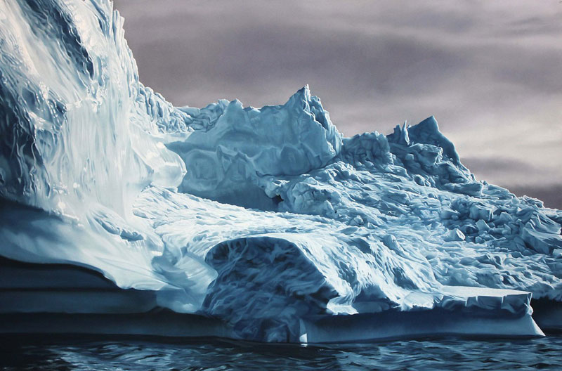 pastel drawings of icebergs by zaria forman (8)