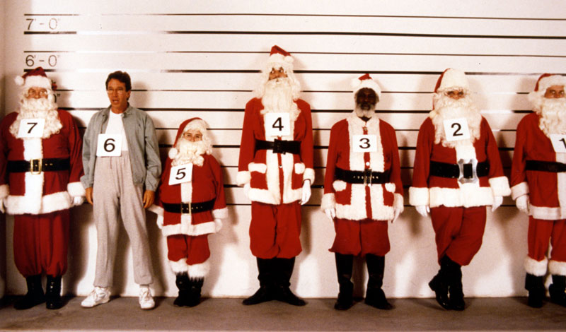 tim allen the santa clause police lineup 10 Things You Never Knew about 10 Famous Christmas Movies