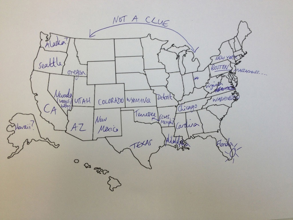 british students asked to label a map of the united states (9)