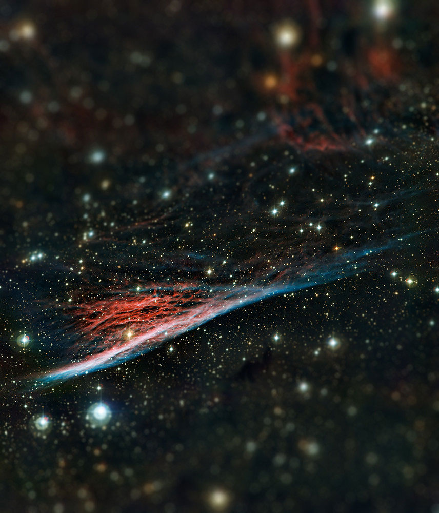pencil nebula tilt shift miniaturized