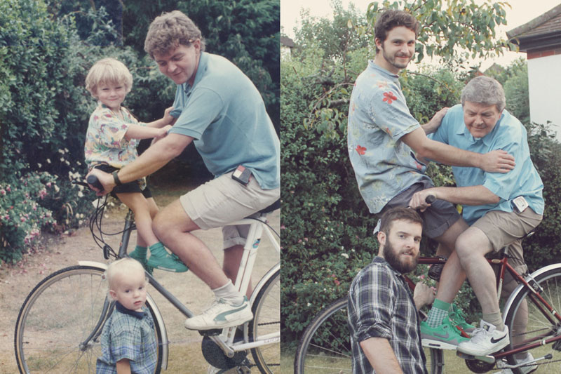 two brothers recreate childhood photos joe luxton 3 This Guy Found His Childhood Drawings and Revived Them 20 Years Later