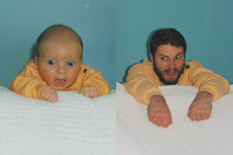 two brothers recreate childhood photos joe luxton (7)
