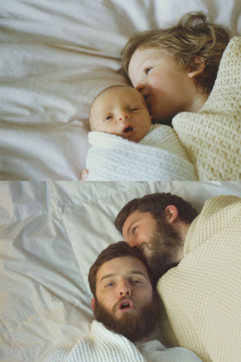 two brothers recreate childhood photos joe luxton 8 Side by Side Photos of Parents and their Kids at the Same Age