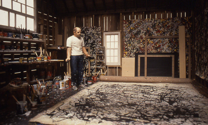 jackson pollock miniature model diorama by joe fig cover2 Famous Portraits Recreated from Recycled Materials and Found Objects