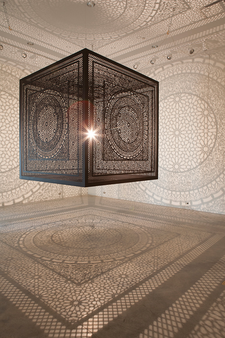 shadow cube light installation art interesctions by anila quayyum agha (1)