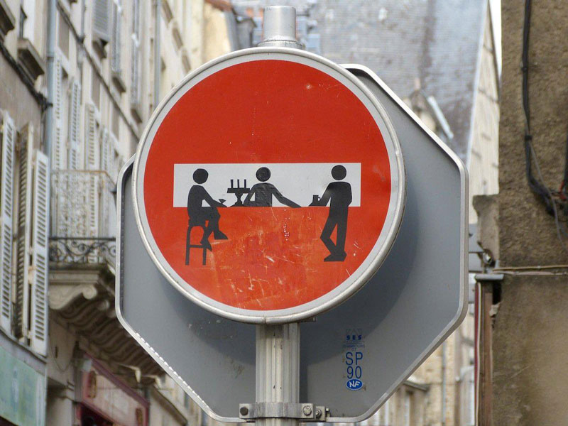 do not enter street sign art by clet (1)