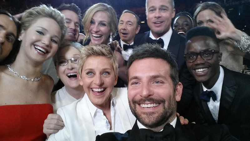 ellen degeneres selfie oscars 2014 most retweeted photo ever Picture of the Day: The Most Retweeted Photo of All Time