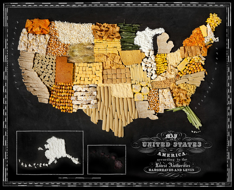 Map of United States Made from Regional Foods by caitlin levin and henry hargreaces (5)