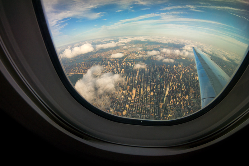 new york city from an airplane window aerial from above 27 Reasons Why You Should ALWAYS Ask for the Window Seat