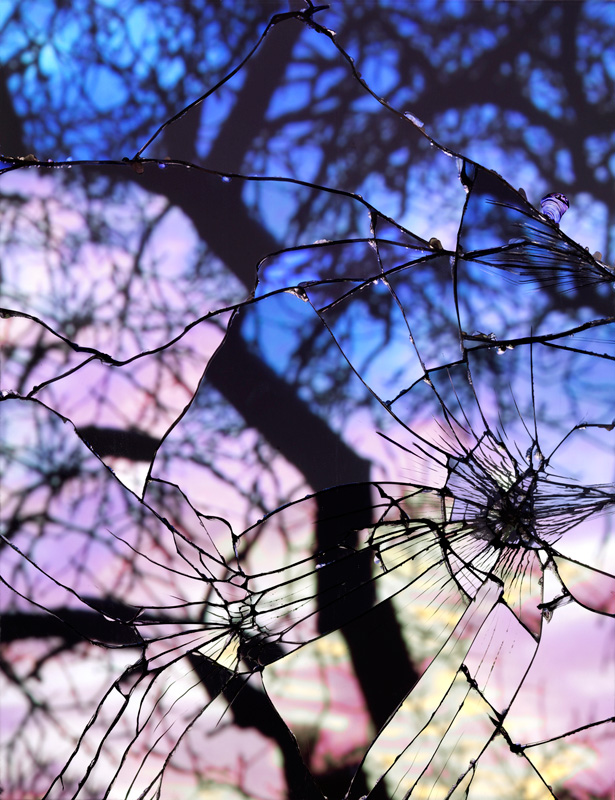 Broken-Mirror-Evening-Sky-(Cibachrome)_web by bing wright