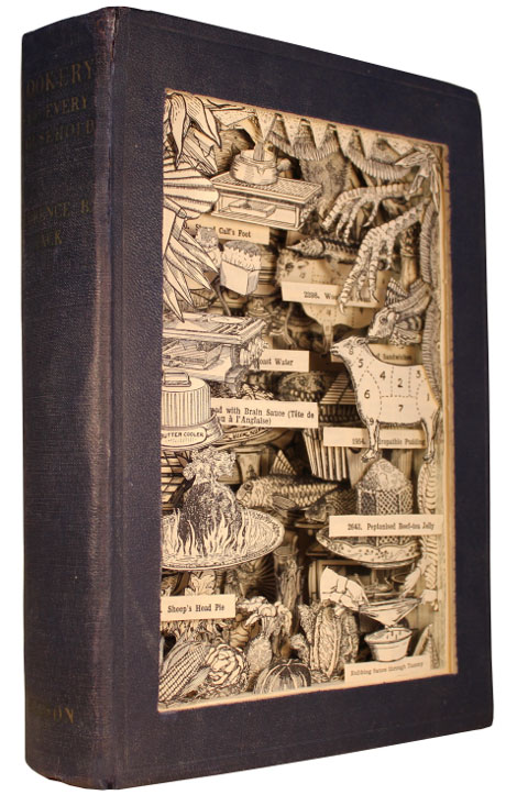 Discarded Books Transformed Into Exploding 3D Collages by Kerry Miller (3)