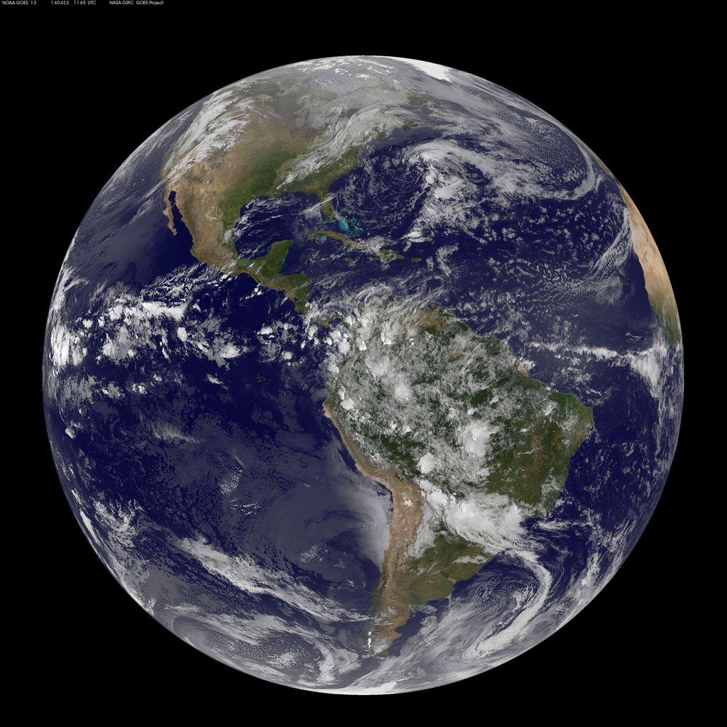 EARTH FROM SPACE ON EARTH DAY 2014 NASA