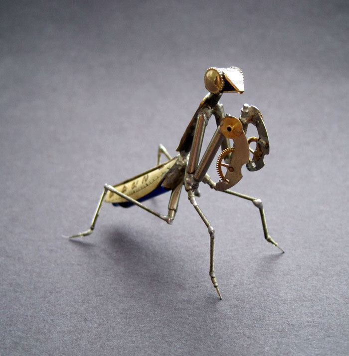 insects made from watch parts and discarded objects by justin gershenson-gates a mechanical mind (2)