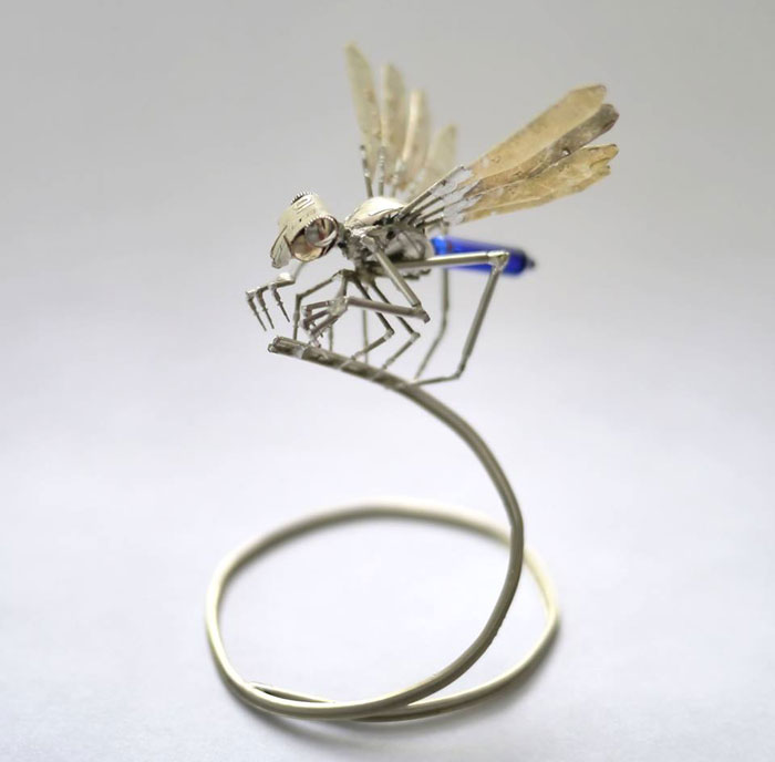 insects made from watch parts and discarded objects by justin gershenson-gates a mechanical mind (3)