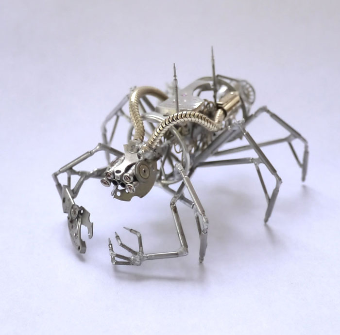 insects made from watch parts and discarded objects by justin gershenson-gates a mechanical mind (5)