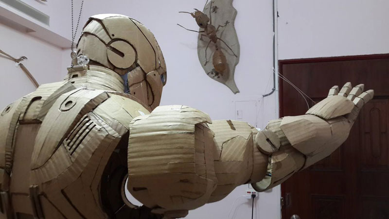 ironman suit made of cardboard by kai-xiang xhong (6)