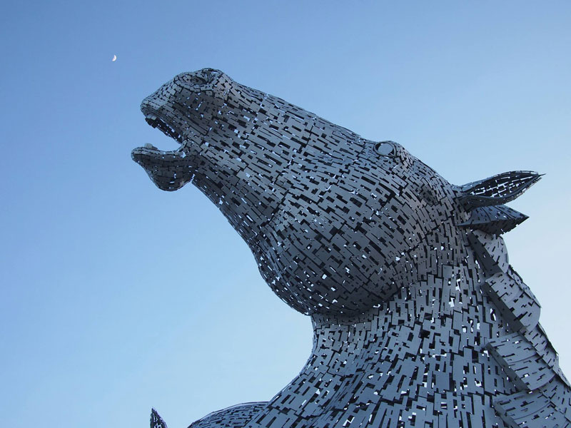 the kelpies giant horse-head sculptures the helix, scotland by andy scott (4)