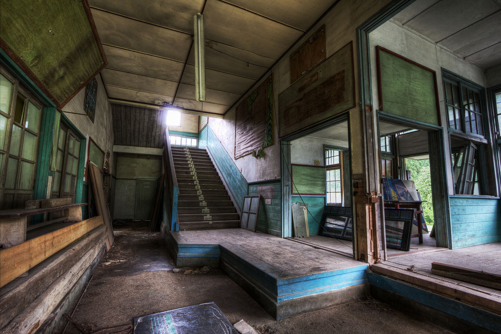 08_AbandonedJapaneseSchool by Chris Luckhardt
