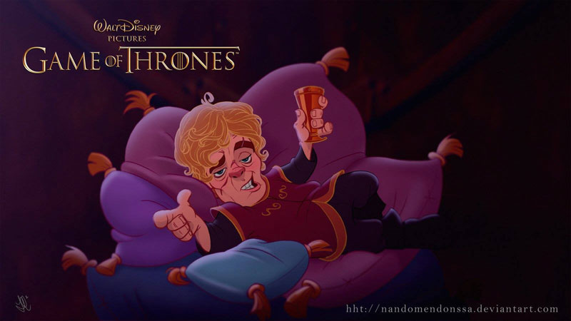if game of thrones were drawn by disney (3)