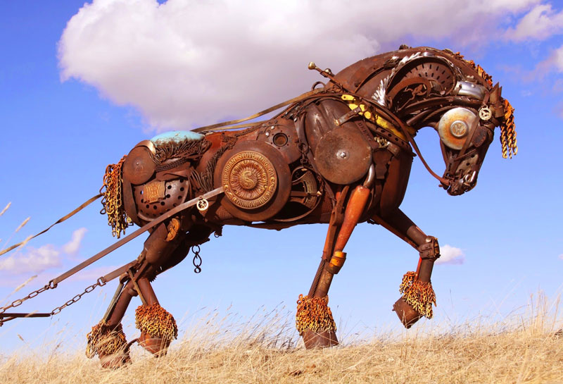 scrap metal stallion by john lopez (5)
