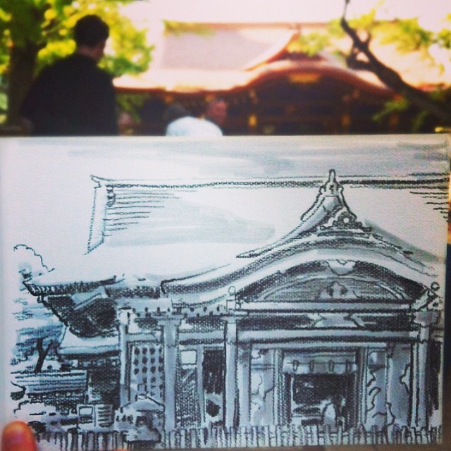 speed sketches of everyday scenes by hama house (10)