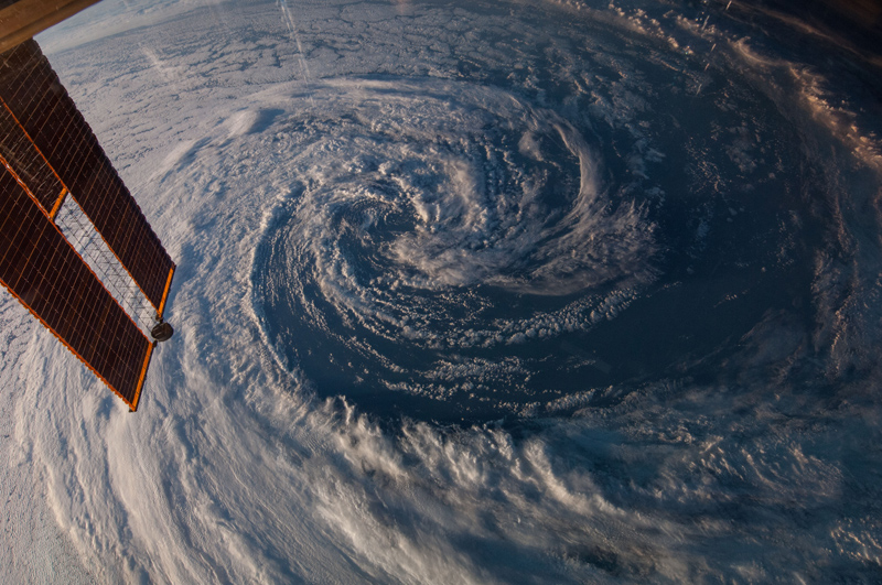 swirling storm from space iss nasa The Sifters Top 75 Pictures of the Day for 2014