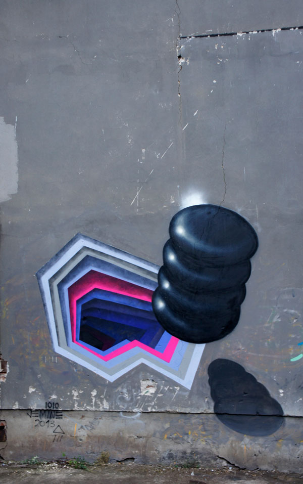 3d street art by 1010 portal to another dimension wormholes (3)