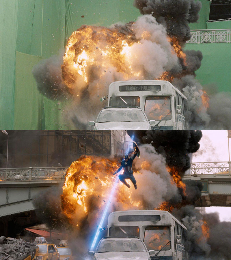 Before and After Shots That Demonstrate the Power of Visual Effects (19)