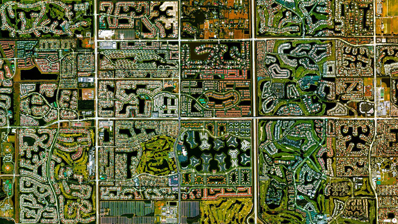 boca raton florida from above aerial satellite 17 Satellite Photos Around the World that Will Change Your Perspective