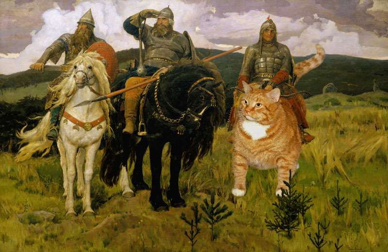 fat cat photoshopped into famous artworks (10)