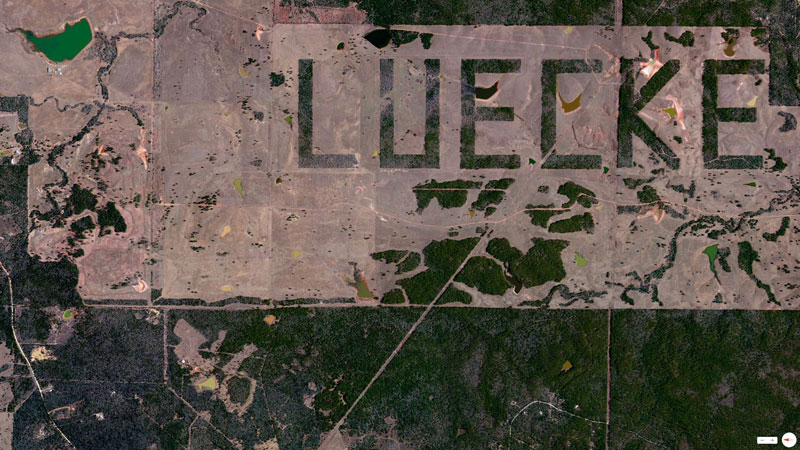 luecke farm texas from above aerial satellite 17 Satellite Photos Around the World that Will Change Your Perspective