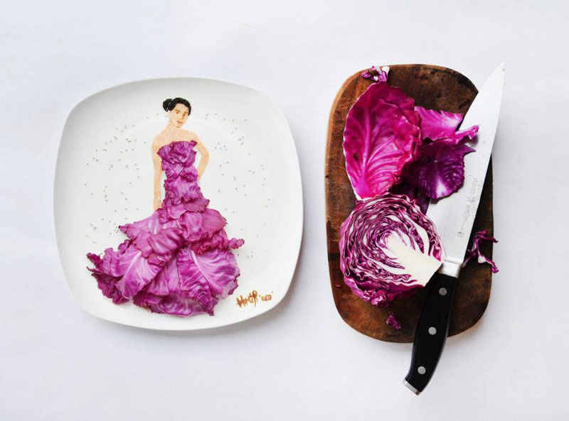 painting with food by red hong yi (1)