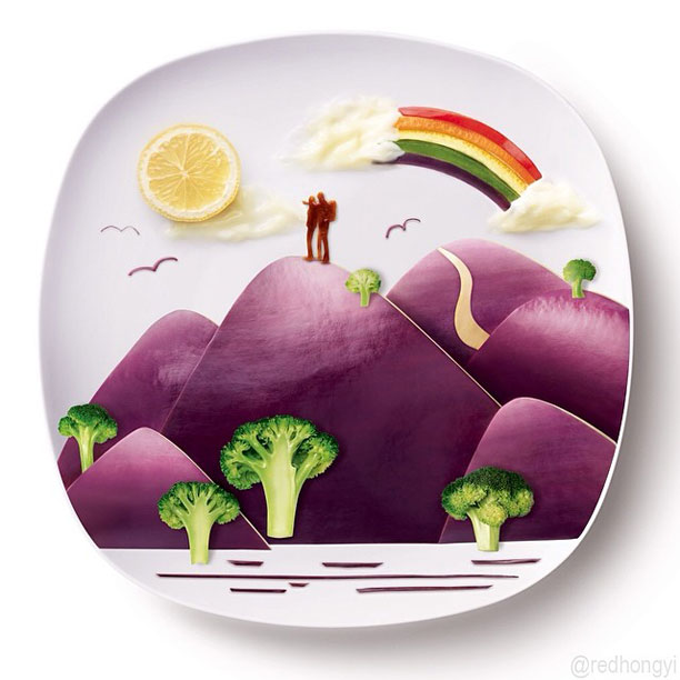 painting with food by red hong yi (12)