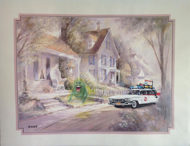 adding characters to thrift store paintings by david irvine gnarled branch (16)