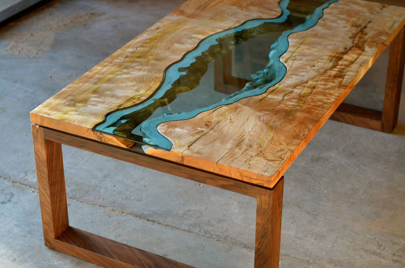 Furniture with Rivers of Glass Running Through Them by Greg Klassen (1)