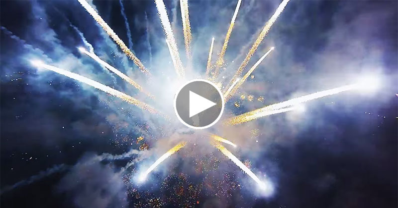 gopro fireworks drone video1 The Eiffel Tower on Bastille Day