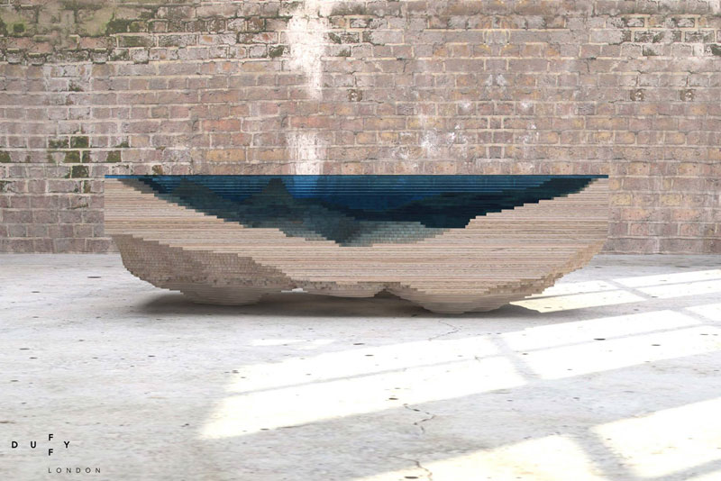 layered glass coffee table shows depths of the oceans by duffy london (3)