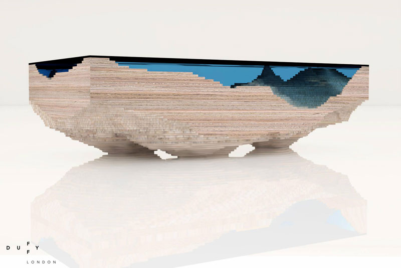 layered glass coffee table shows depths of the oceans by duffy london (4)