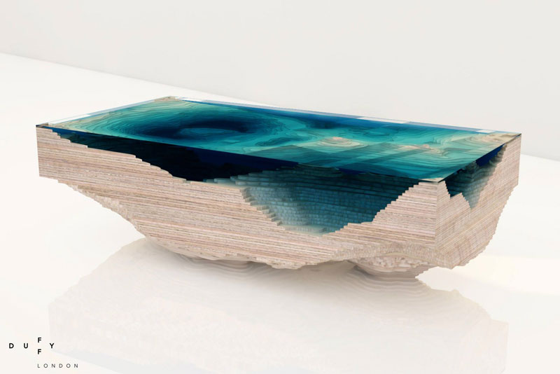 layered glass coffee table shows depths of the oceans by duffy london (8)