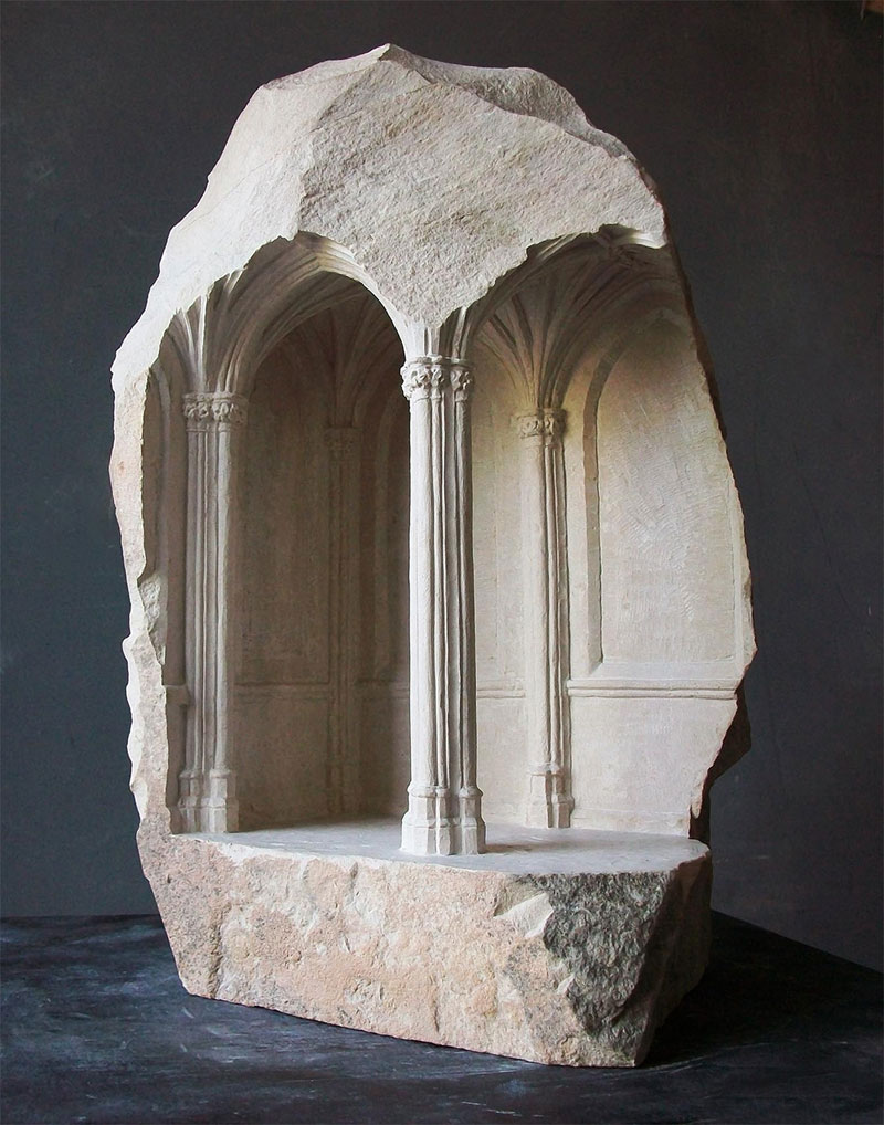 miniature columns and pillars carved into marble by matthew simmonds (10)