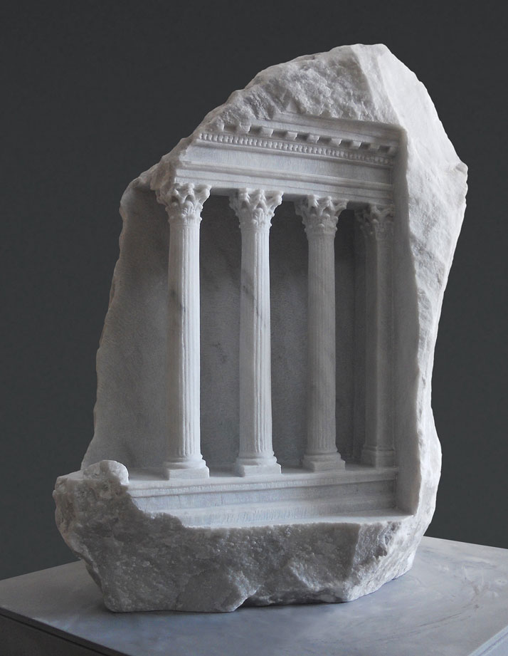 miniature columns and pillars carved into marble by matthew simmonds (5)
