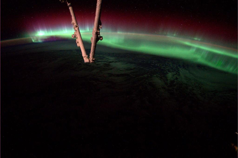 aurora from space iss Picture of the Day: This was Just Taken from Space