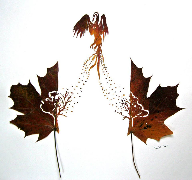 leaf cut art by omad asadi (6)
