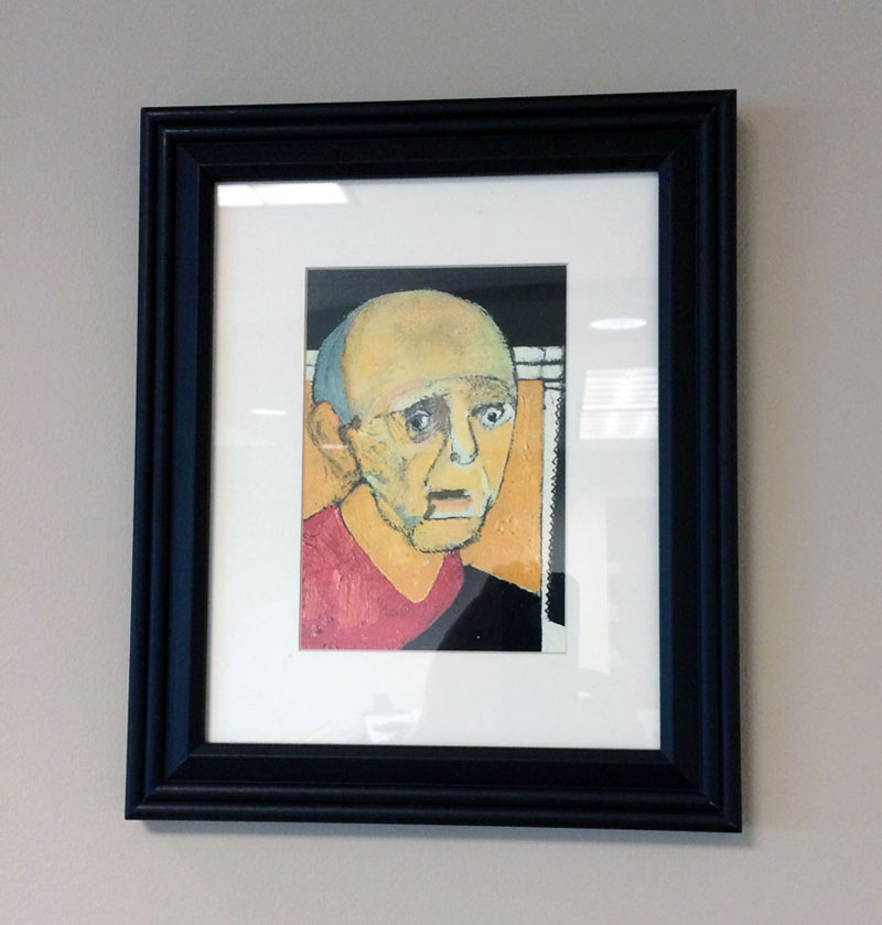 william utermohlen's Battle with Alzheimer's Documented Through Self-Portrait Paintings (3)