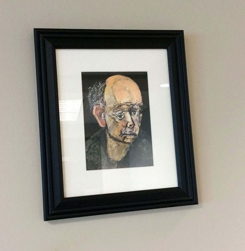 william utermohlen's Battle with Alzheimer's Documented Through Self-Portrait Paintings (4)