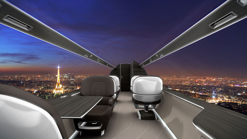 windowless plane concept design 9 The Startup Thats Trying to Make VR Theme Parks a Reality