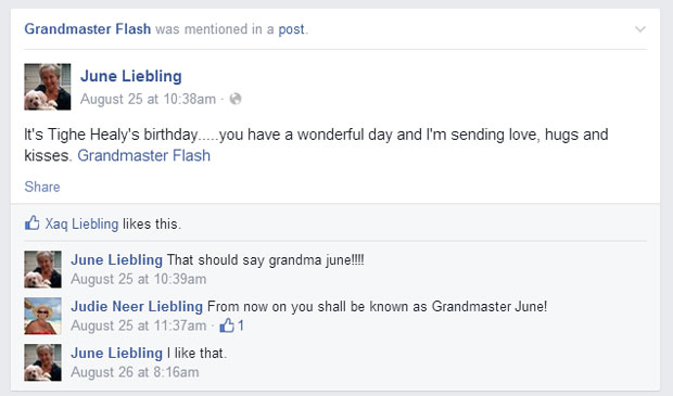 grandmas grandmothers accidentally tag grandmaster flash on facebook 1 What Facebook Feels Like in 2014